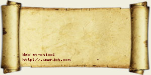 Milana Tadić vizit kartica